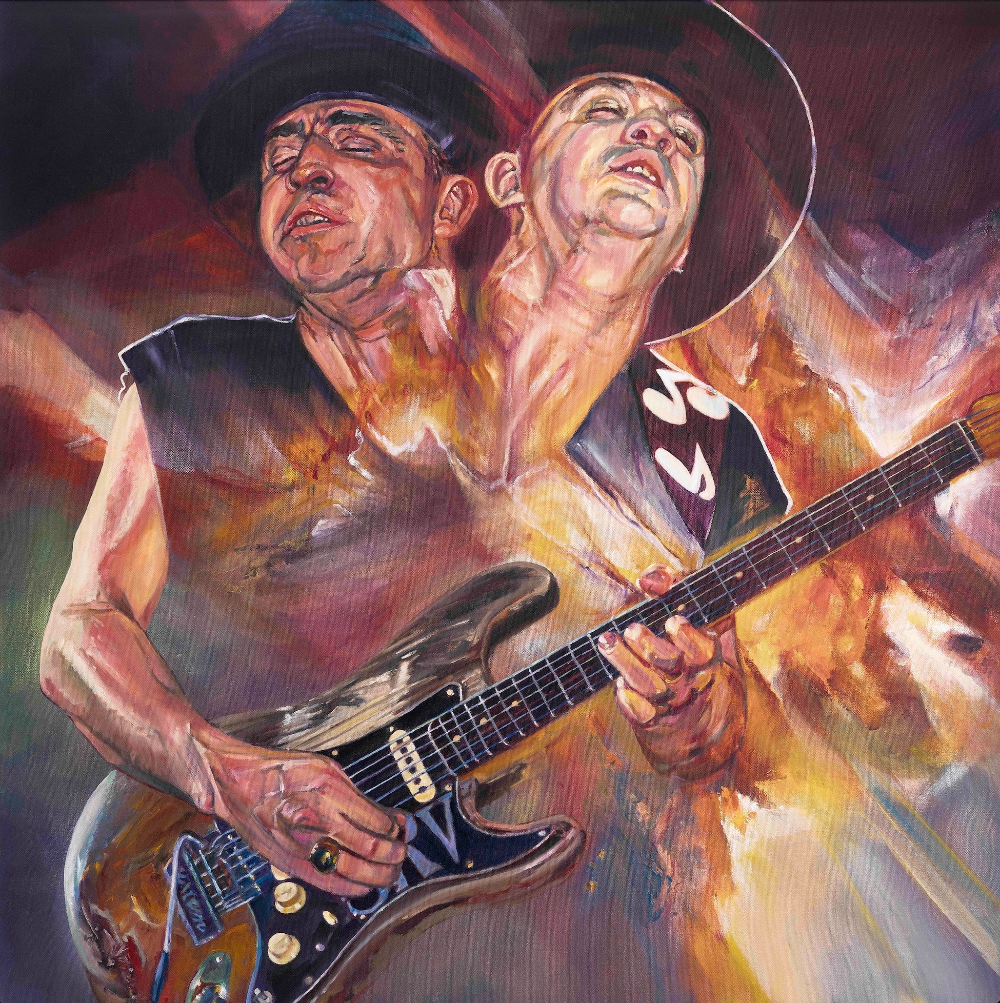 Stevie Ray Vaughan  “Caught in a Crossfire”